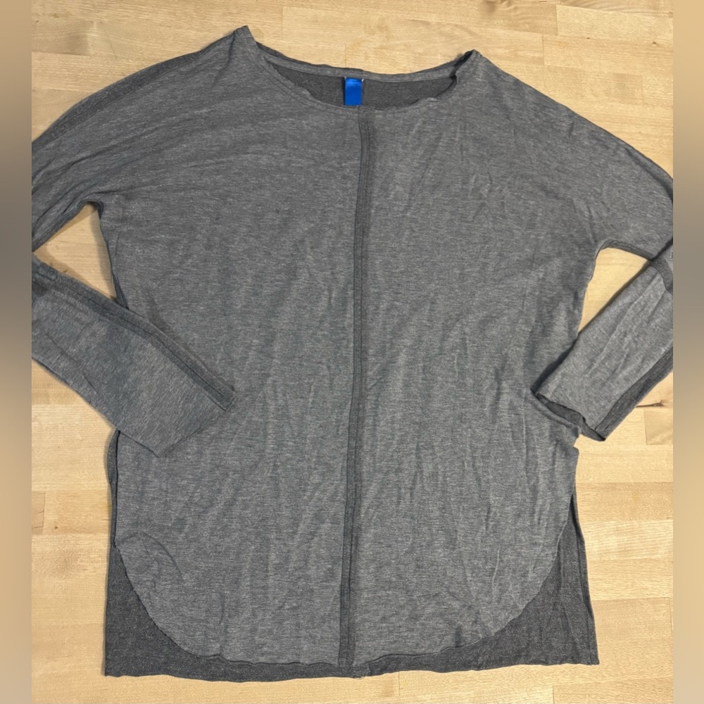 Kit and Ace womens cashmere blend oversized raw hem top